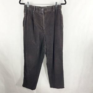 LL BEAN CORDUROY PANTS BLUE BLACK BROWN SZ 12R